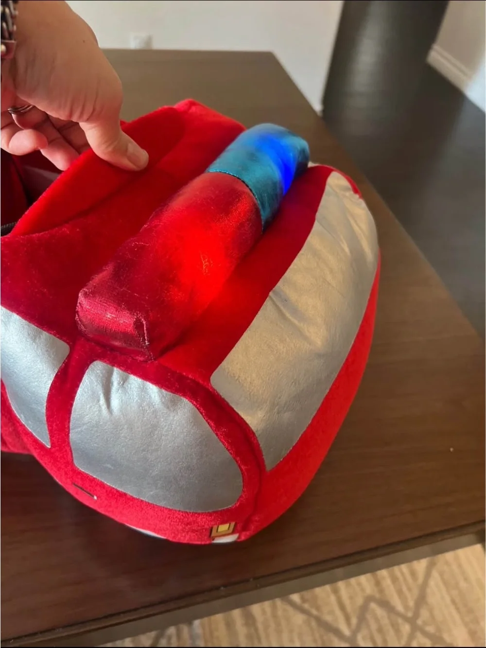 Plush Red Fire Truck Kids Costume - Fire Dept